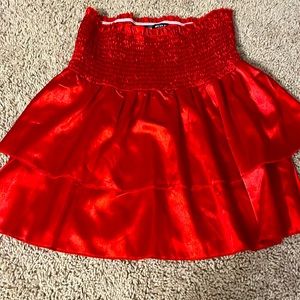 red skirt